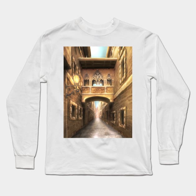 The Old Street Long Sleeve T-Shirt by koreanfolkpaint